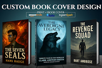 do amazon kdp ebook cover design, paperback cover, book cover design