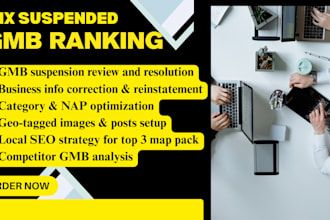 fix suspended google my business profile listing do  gmb profile ranking