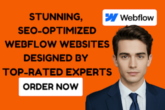 custom webflow website designer webflow website development agency with SEO