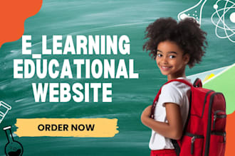 build lms educational website online course website education, elearning website