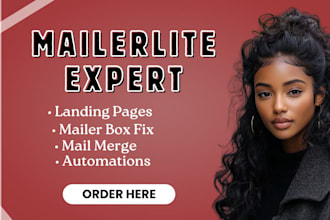 setup your mailerlite email marketing landing page mail merge mailer box