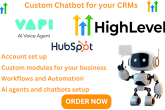 set up gohighlev vapi ai agent calling  chatbots workflow using  make n8n expert