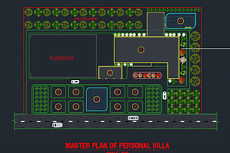 make a master plan for your personal villa