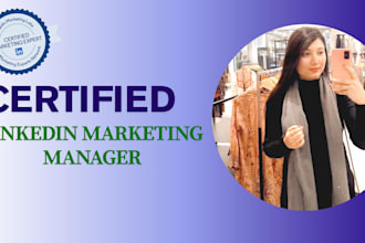 be your linkedin marketing manager and content creator