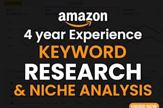 do top tier keyword research and niche analysis for your pl product