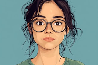 create cartoon portrait of you, perfect gift