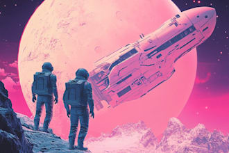 design spaceship, sci fi illustration and sci fi art