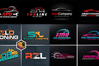 create a professional automotive logo for your business