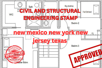 civil and structural engineering stamp new mexico new york new jersey texas