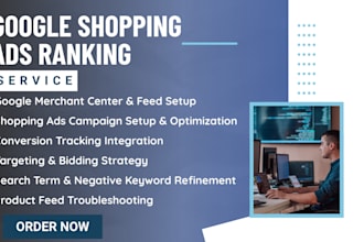 setup optimize shopping ads campaign google ads with gmb ranking analysis