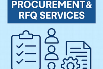 prepare rfqs and sources suppliers for technical projects
