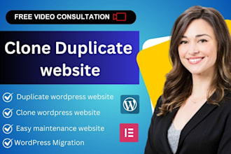 clone or duplicate wordpress website via elementor astra theme redesign site