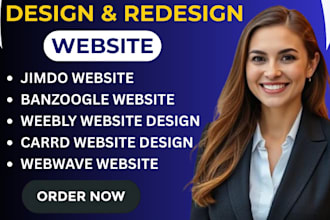 do banzoogle website design weebly carrd website and jimdo website design
