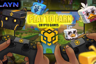 build blockchain p2e web3 game, nft game, x to earn game, telegram mini app game