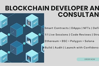 be your expert blockchain developer and consultant
