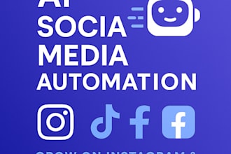 set up ai powered social media automation