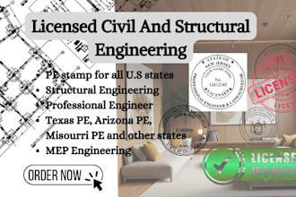 provide pe stamp for new jersey texas  arizona ohio mississippi missouri
