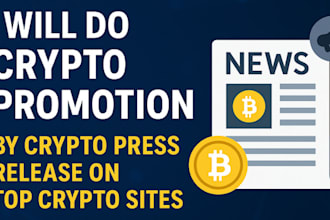 do crypto promotion by crypto press release on top crypto sites