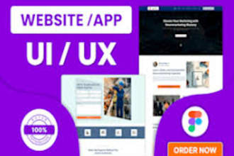 do mobile and web UI UX and prototype in figma