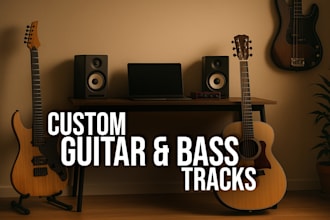 record professional electric, acoustic or bass guitar tracks for your song