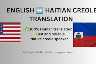 translate english to haitian creole accurately