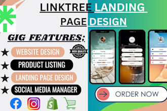 professional design linktree setup optimize social profile for online prescence