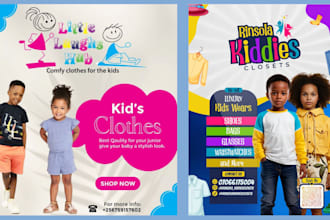 design kid flyer kid birthday flyer event flyer educational kid party flyer