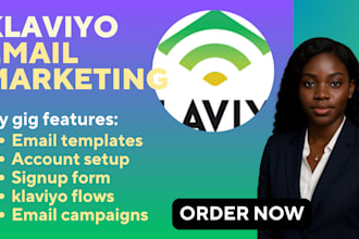 set up email marketing automation flows for ecommerce on klaviyo