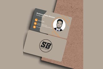 design a professional and modern business card