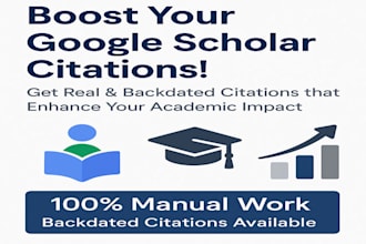 increase google scholar citation, and backdated citation