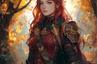 design dnd character art and dnd character art