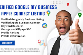 verified gmb listing apple business connect gbp listing gmb apple map connect