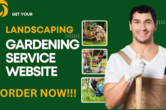 lawn care website, landscaping website, gardening website, pest control website