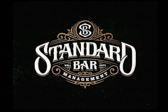 design coffee shop, bar or restaurant logo and branding