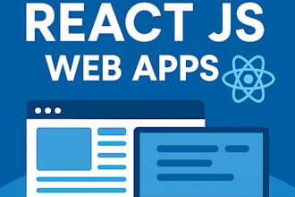 build responsive react js website or web application