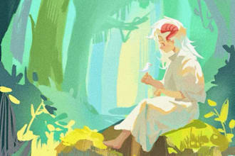 illustrations for book or advertisements