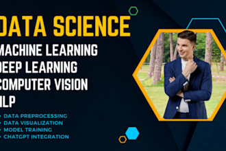 do data science, machine learning, nlp, ai software, chatbot projects in python