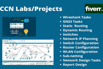do cisco packet tracer, computer network lab work and projects