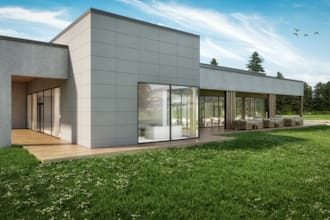 redesign garden,3dgolf club,loft villa cloudy,gas station,3d exterior design,skp
