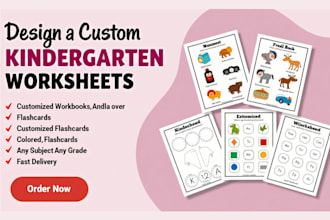 create  kindergarten math worksheets, activity books for any grade