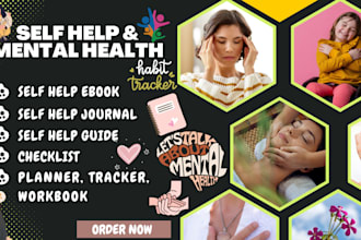 write self help mental health mindfulness self care ebook journal amazon KDP