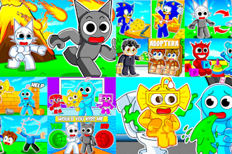 make a professional roblox thumbnail