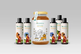 create, design, do product label design and supplement label design