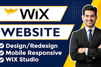 do design or redesign wix website, wix studio website and wix expert