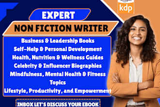 business book ghostwriter, self help, health, nutrition and wellness, celebrity