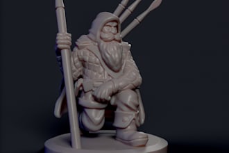 create your 3d printable rpg character