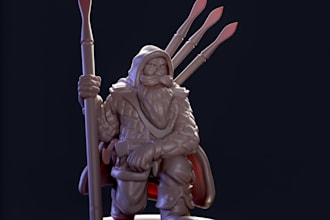 create your 3d printable rpg character