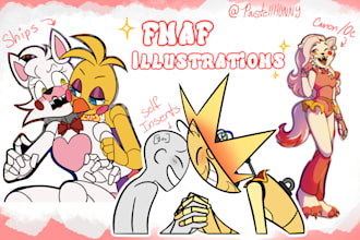 draw any fnaf character, oc or self insert