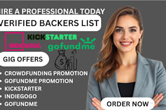 do crowdfunding campaign backers list for your kickstarter indiegogo gofundme