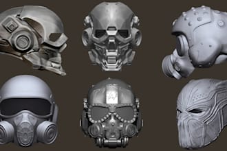 do custom mask 3d cosplay helmet 3d mask design cosplay creation for 3d printing